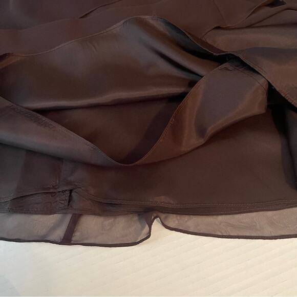 WTOO Sheer Purple Midi Dress Size 10 - Picture 8 of 13